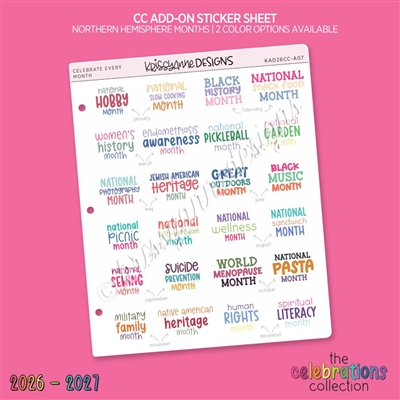 2026 CC Add-On | Celebrate Every Month