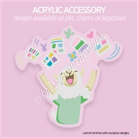 Acrylic Accessory | Sticker Llama (GW 2024)