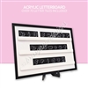 Acrylic Letterboard | Black & White
