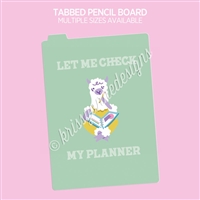 Pencil Board | Check My Planner