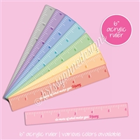 Acrylic Ruler - What Makes You Happy