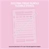 KAD Stencil - Pink Friday Line Sampler