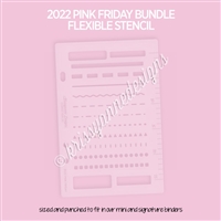 KAD Stencil - Pink Friday Line Sampler