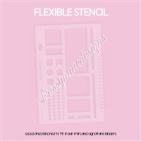 KAD Stencil | Functional Bujo 2 (5mm)