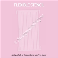 KAD Stencil | Large LD Anne Lines