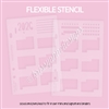 KAD Stencil | 2026 Monthly Overview (Sunday Start) | 2 Stencils Included