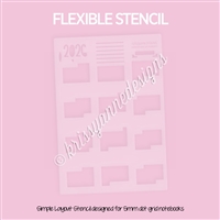 Layout Stencil | Yearly Overview (A5)