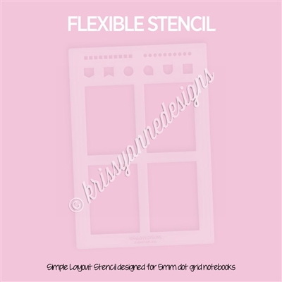 Layout Stencil | Weekly Overview 1 (A5)
