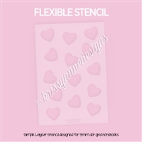 Layout Stencil | Heart Cover Page (A5)