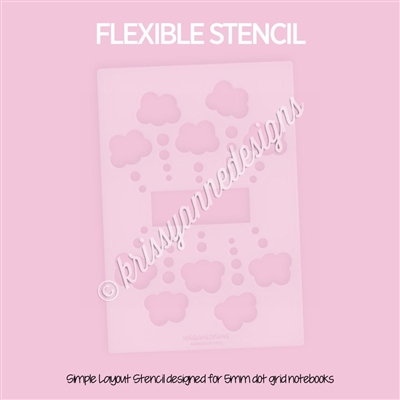 Layout Stencil | Thought Bubbles (A5)