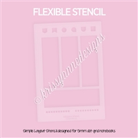 Layout Stencil | Weekly Overview 2 (A5)