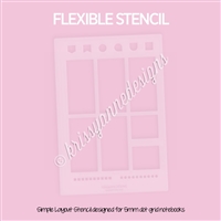 Layout Stencil | Weekly Overview 3 (A5)