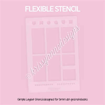 Layout Stencil | Weekly Overview 3 (A5)