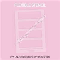 Layout Stencil | Weekly Overview 4 (A5)
