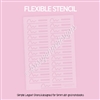 Layout Stencil | Mildliner Swatches (A5)