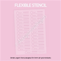 Layout Stencil | Mildliner Swatches (A5)
