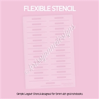 Layout Stencil | Simple Mildliner Swatches (A5)