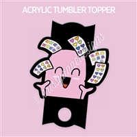 Acrylic Tumbler Topper | Sticker Steve