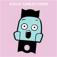 Acrylic Tumbler Topper | Shocked Steve