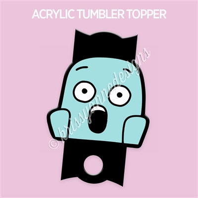 Acrylic Tumbler Topper | Shocked Steve