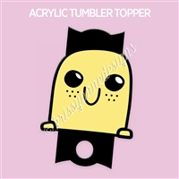 Acrylic Tumbler Topper | Happy Steve