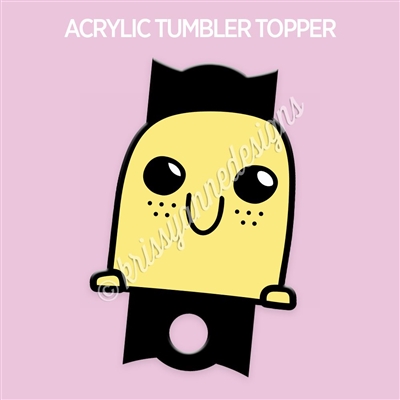 Acrylic Tumbler Topper | Happy Steve