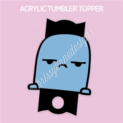 Acrylic Tumbler Topper | Side Eye Steve