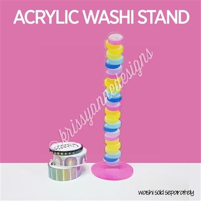 Acrylic Washi Stand - Rainbow Washi Tower