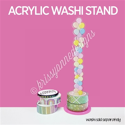 Acrylic Washi Stand - Rainbow Balloon Tower