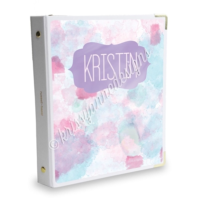 Signature KAD Sticker Binder - Watercolor