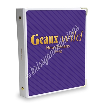 Signature KAD Sticker Binder - Geaux Wild 2016