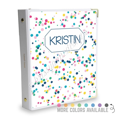 Signature KAD Sticker Binder - Multi-Colored Spots