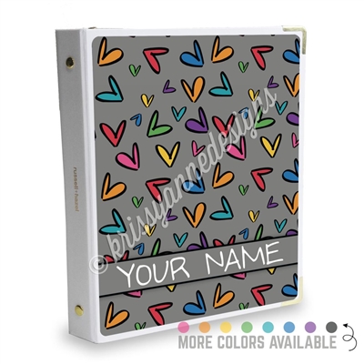 Signature KAD Sticker Binder - Doodle Hearts