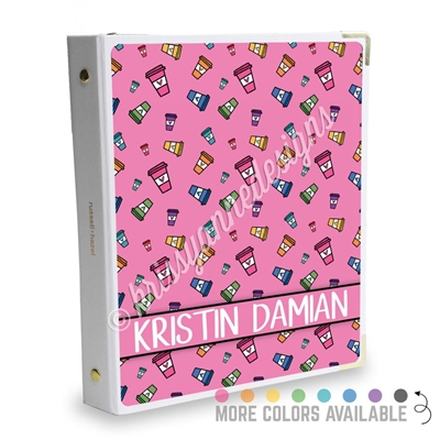 Signature KAD Sticker Binder - Coffee Doodles