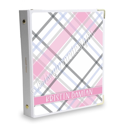 Signature KAD Sticker Binder - October Plaid