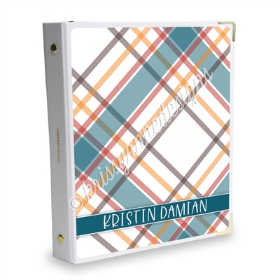 Signature KAD Sticker Binder - November Plaid