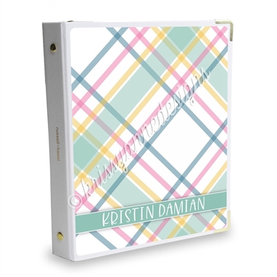 Signature KAD Sticker Binder - December Plaid