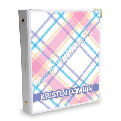 Signature KAD Sticker Binder - July Plaid