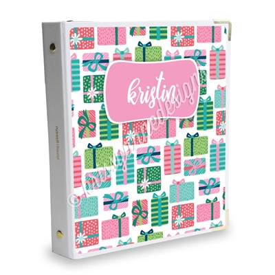 Signature KAD Sticker Binder - Holly Jolly Christmas Presents