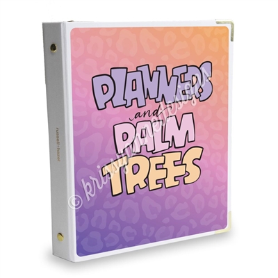 KAD Sticker Binder - Planners & Palm Trees