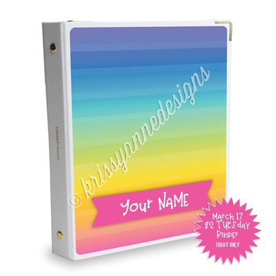 Signature KAD Sticker Binder - $2 Tuesday Gradient