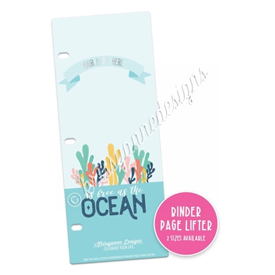 KAD Binder Page Lifter - Free as the Ocean