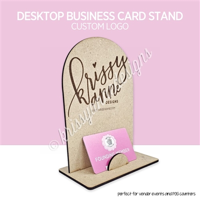 Business Card Stand | Custom Logo
