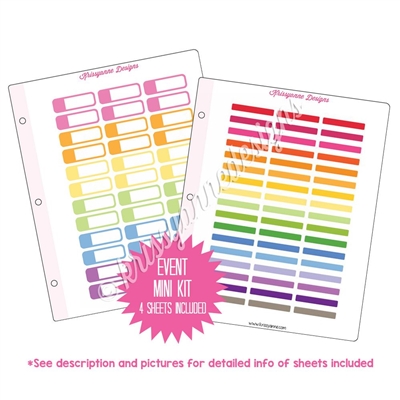 Binder Kit - Event Sticker Mini Kit