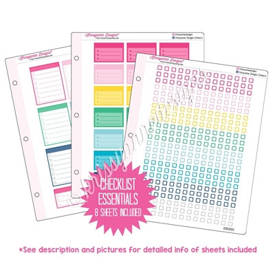 Binder Kit - Checklist Essentials - Colorful