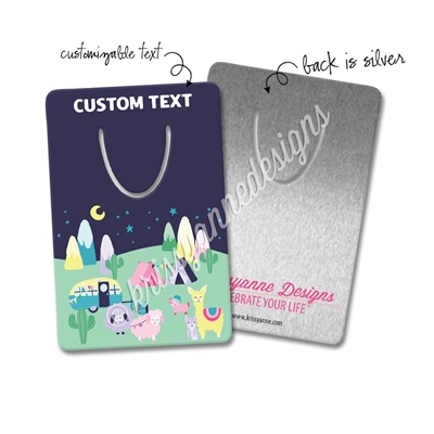 Personalized Rectangle Bookmark - Wild Ones