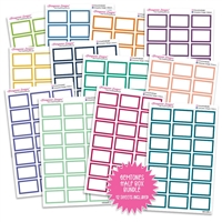 Half Box Outline Bundle - Gemtones