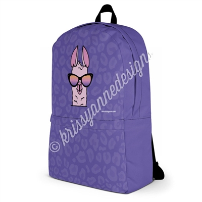 Medium Backpack - Sunset Llama