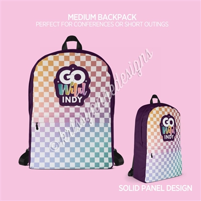 Medium Backpack | GO Wild Indy Colorful (2025)
