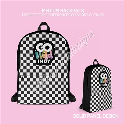 Medium Backpack | GO Wild Indy B&W (2025)